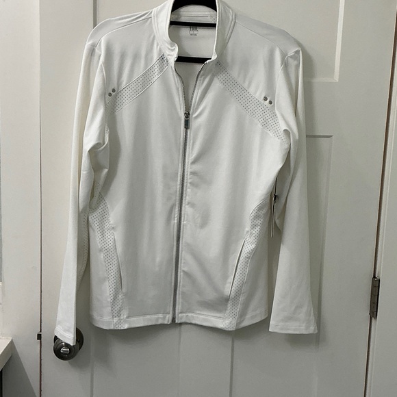 Tail Jackets & Blazers - Tail Active UPF 50 White Comfort Stretch Jacket